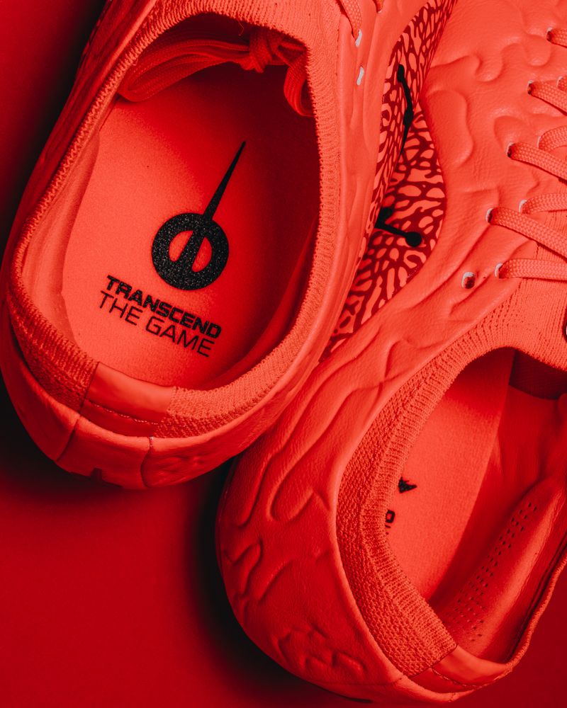 Insole printed with Transcend the Game