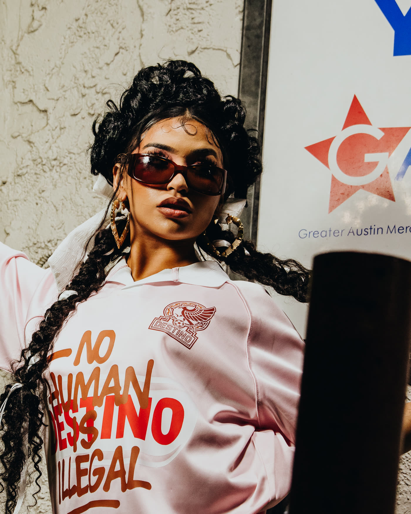Destino streetwear editorial portrait